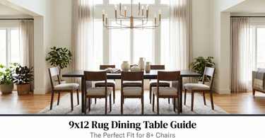 9x12 Rug Dining Table Guide: The Perfect Fit for 8+ Chairs