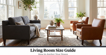 Living Room Size Guide: How to Anchor Your Space