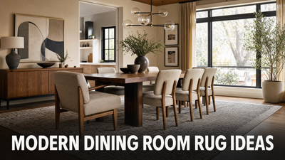 Modern Dining Room Rug Ideas: Best Styles, Shapes & Materials