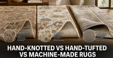 The Ultimate Guide to Hand-Knotted, Hand-Tufted, and Machine-Made Rugs