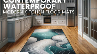 Contemporary Waterproof Modern Kitchen Floor Mats