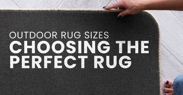 outdoor rug size