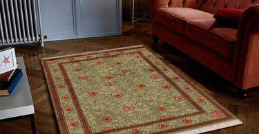 Hand-washing a delicate hand-knotted Persian rug in a controlled cleaning environment to preserve color and texture