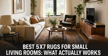 Best 5x7 Rugs for Small Living Rooms: What Actually Works