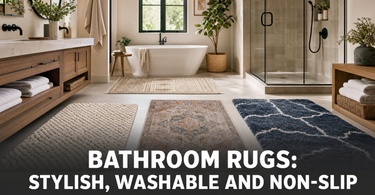 Bathroom Rugs – Stylish, Washable & Non-Slip Rugs for Every Home