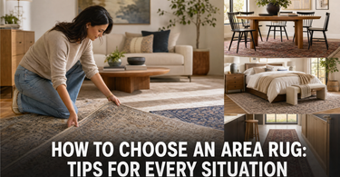 How to Choose an Area Rug - Tips for Every Situation