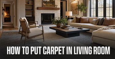 How To Put Carpet in Living Room?