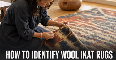 How To Identify Wool Ikat Rugs
