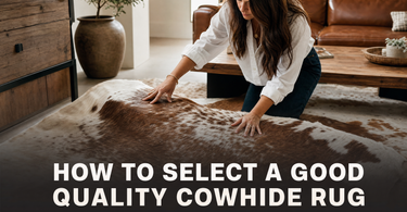 How To Select A Good Quality Cowhide Rugs