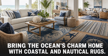 Bring the Ocean’s Charm Home with Coastal and Nautical Rugs
