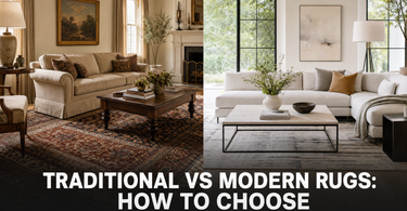 Traditional vs Modern Rugs: How To Choose the Perfect Rug for Your Home