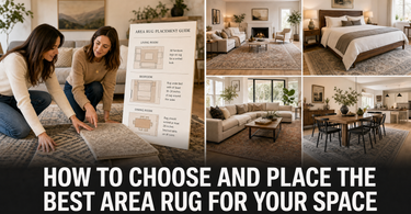 How to Choose & Place the Best Area Rug For Your Space