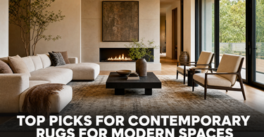 Top Picks for Contemporary Rugs That Complement Your Modern Space