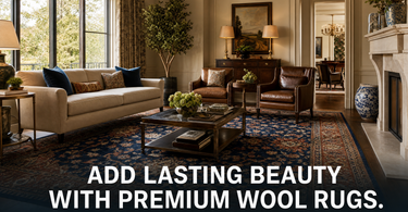 Add Lasting Beauty to Your Home with RugKnots’ Premium Wool Rugs