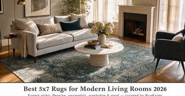 Best 5x7 rugs for modern living rooms 2026 - curated picks
