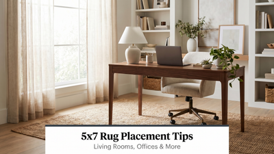 5x7 Rug Placement Tips: Living Rooms, Offices & More