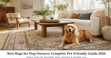 Best rugs for dog owners 2026 - pet friendly washable durable