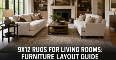 9x12 Rugs for Living Rooms: Furniture Layout Guide