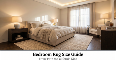 Bedroom Rug Size Guide: From Twin to California King