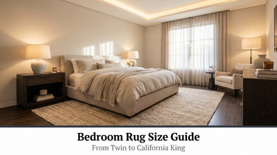 Bedroom Rug Size Guide: From Twin to California King