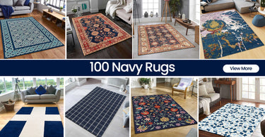navy rugs