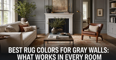 Best Rug Colors for Gray Walls: What Works in Every Room