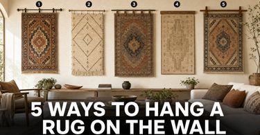 5 Ways to Hang a Rug On the Wall | RugKnots Wall Rug Styling Guide