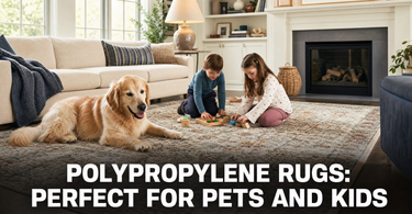 Why Polypropylene Rugs Are Perfect for Homes with Pets and Kids