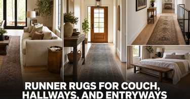 Put a Runner in Front Of Couch, Hallways, Entryways, or Bedroom