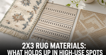 2x3 Rug Materials: What Holds Up in the Spots Where You Need One