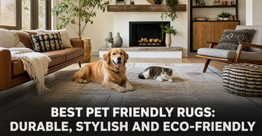 Shop the Best pet friendly rugs and Carpets: Durable, Stylish and Eco-Friendly