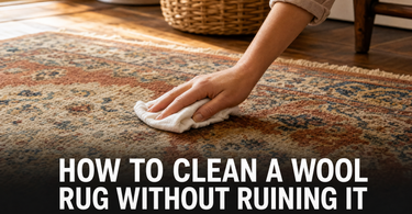 How to Clean a Wool Rug Without Ruining It