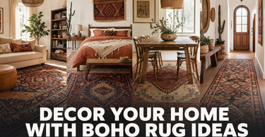 Decor Your Home With Boho Rug Ideas