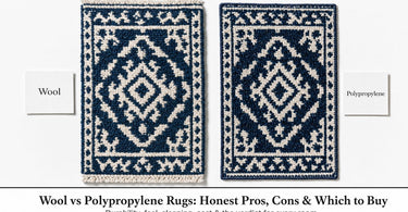Wool vs polypropylene rugs - honest pros and cons comparison