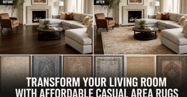 Ready to Transform Your Living Room with Affordable Casual Area Rugs?