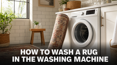 How to Wash a Rug in the Washing Machine: The Right Way