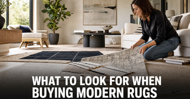 What to Look for When Buying Modern Rugs