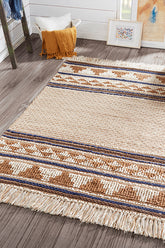 40% Wool 60% Jute Rectangle Indoor Area Rug