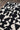 Durable black wool rug with handwoven texture, Topanga collection