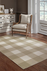 100% Polypropylene Farmhouse Indoor Area Rug