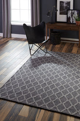 80% Wool 20% Viscose Rectangle Indoor Area Rug