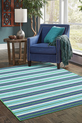 100% Polypropylene Nautical Indoor/Outdoor Area Rug