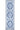 Decorative Karachi KAR-8 rug with blue traditional print and safe backing.