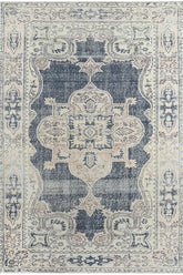 Cotton and Polyester Rectangle Indoor Area Rug
