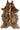 Brown area rug 5'3" X 7 - styled in a living room