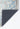 Blue Polyester area rug 5' X 7' - corner detail and border