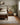 Blue Polyester area rug 5' X 7' - overhead flat lay view