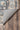 Black area rug 5'3" X 7 - corner detail and border