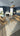Blue Wool area rug 5'3" X 7 - overhead flat lay view