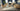 Blue Medallion area rug 6'6" X 9 - styled in a bedroom